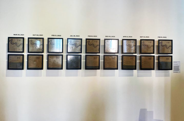 “Continuous Recovery” will be on display at Palazzo Mora in Venice through Nov. 23. Photo by Rebekah Radtke.