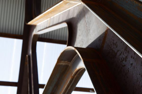 detail of Gray Design Building exterior canopy