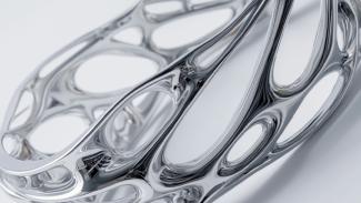 image of metallic 3D rendering