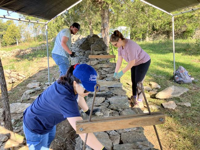 dry stone fence workshop